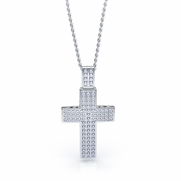 Vanna Diamond Cross Pendant