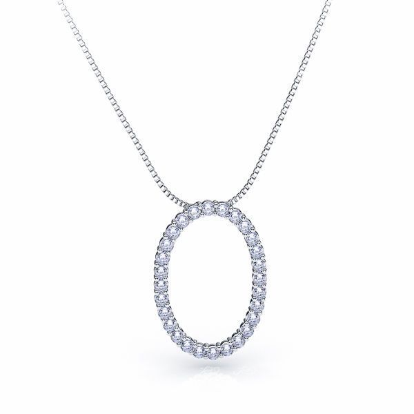 Leonie Circle Diamond Pendant