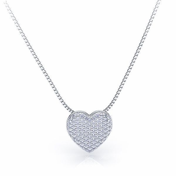 Michele Heart Diamond Pendant