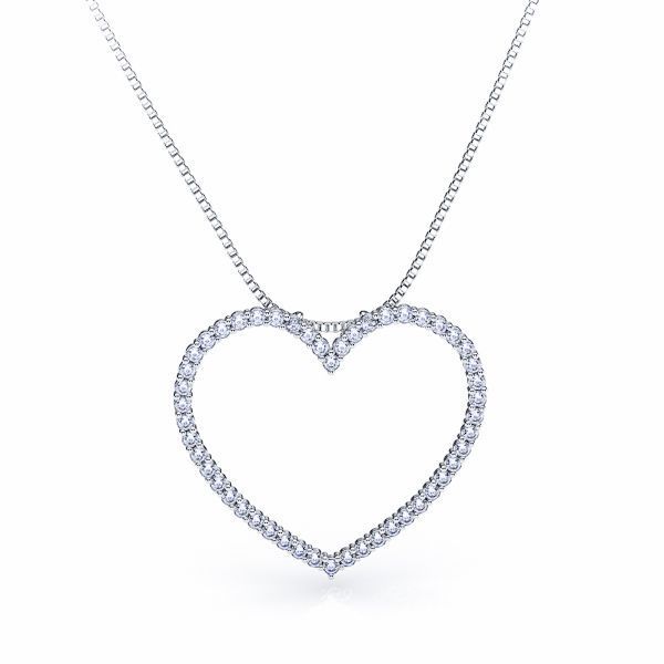 Aleta Diamond Heart Pendant