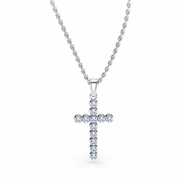 Magali Diamond Cross Pendant