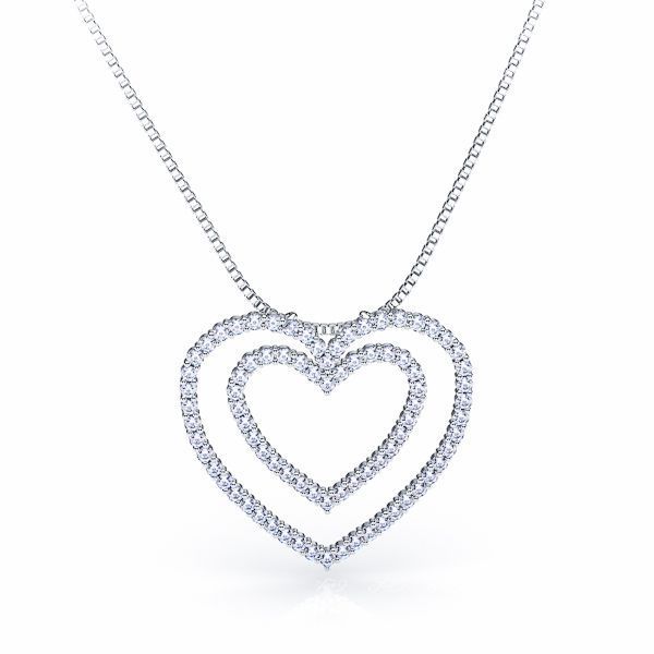 Silvana Diamond Heart Pendant
