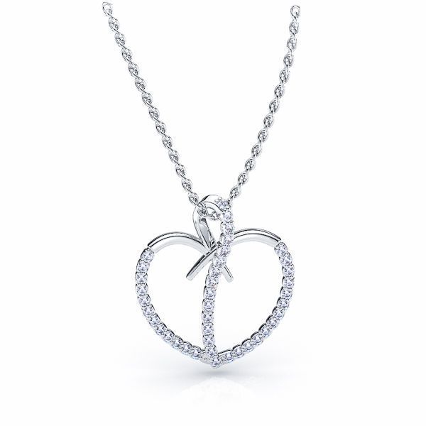 Marguerita Diamond Heart Pendant