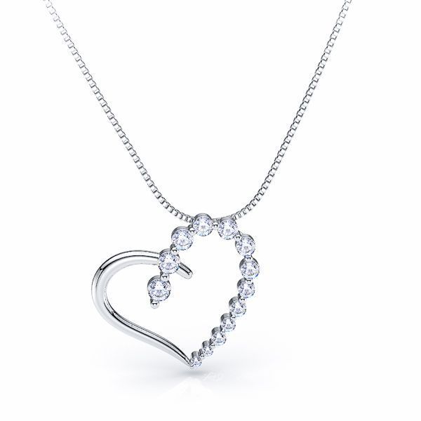 Gioffreda Diamond Heart Pendant