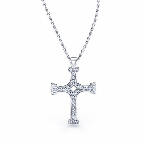 Orabella Diamond Cross Pendant