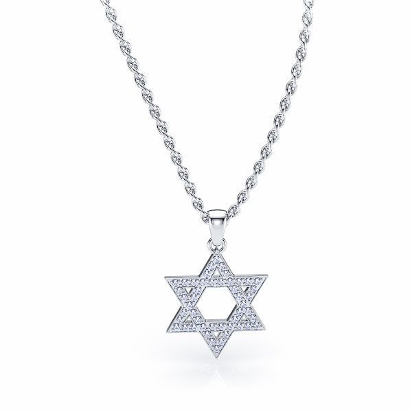 Yazmin Diamond Star of David Pendant