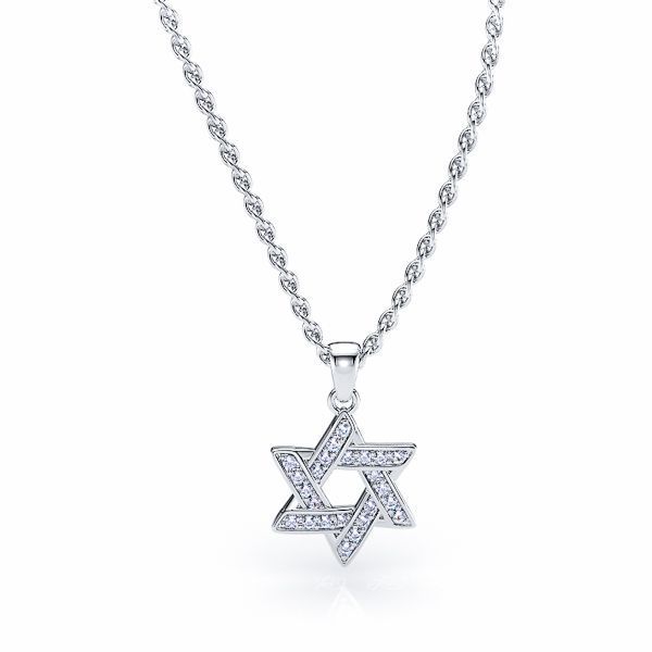 Ynes Diamond Star of David Pendant