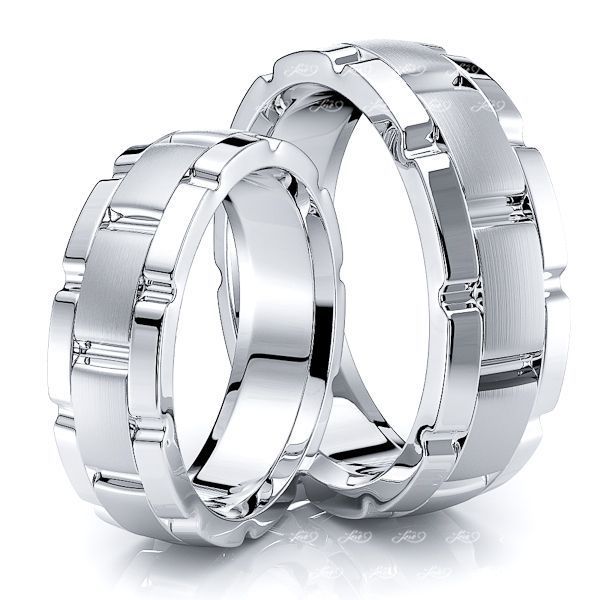 6mm Matching His and Hers Wedding Ring Set