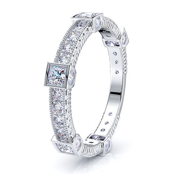 Madeleine Diamond Women Anniversary Wedding Ring