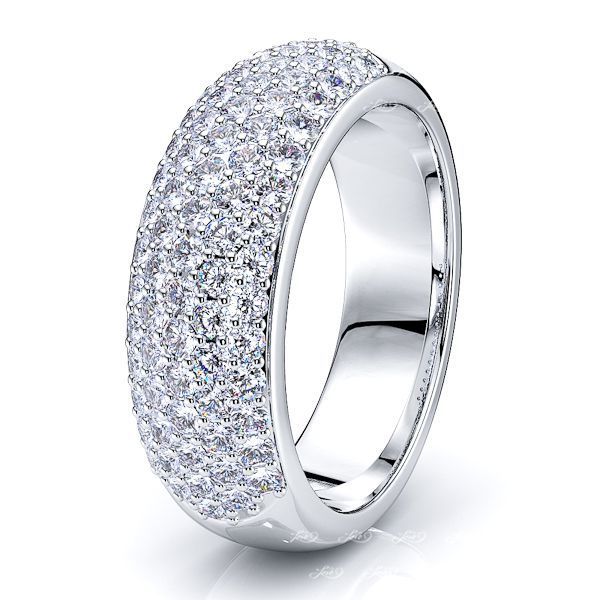 Nathalie Pave Set Women Anniversary Wedding Ring