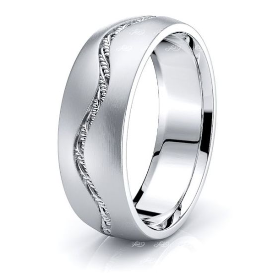 Daniel Mens Hand Braided Wedding Band