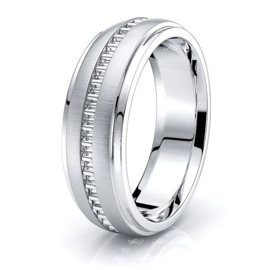 Christian Mens Hand Braided Wedding Band