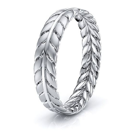 Declan Hand Woven Mens Wedding Ring
