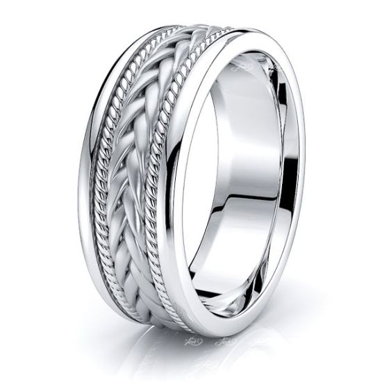 Colin Hand Woven Mens Wedding Ring