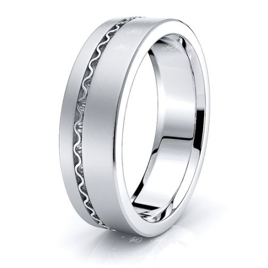 Micah Mens Hand Braided Wedding Band