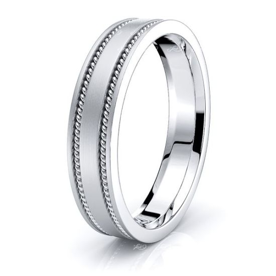 Nathaniel Mens Hand Braided Wedding Band