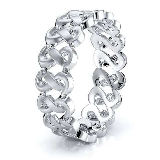 Silas Hand Woven Mens Wedding Ring