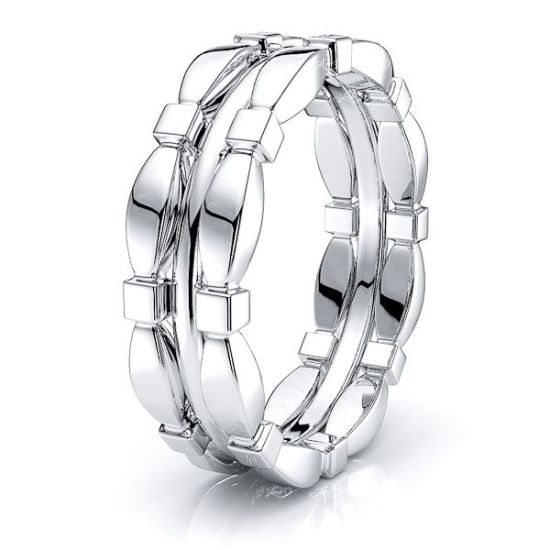 Harrison Handmade Mens Celtic Wedding Band