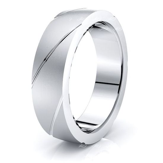 Raphael Solid 6mm Mens Wedding Ring