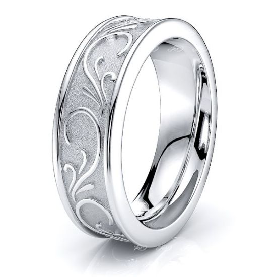 Thalia Solid 7mm Mens Wedding Band