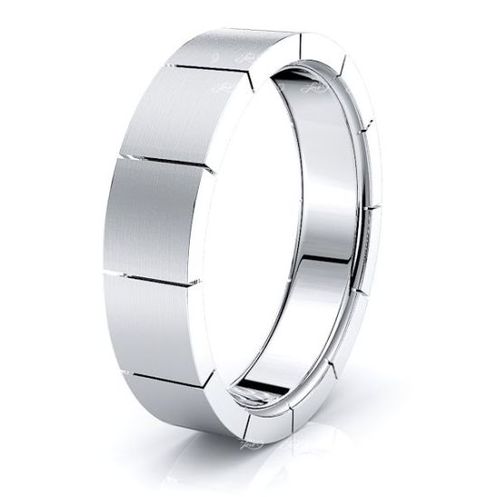 Philippa Solid 6mm Mens Wedding Ring