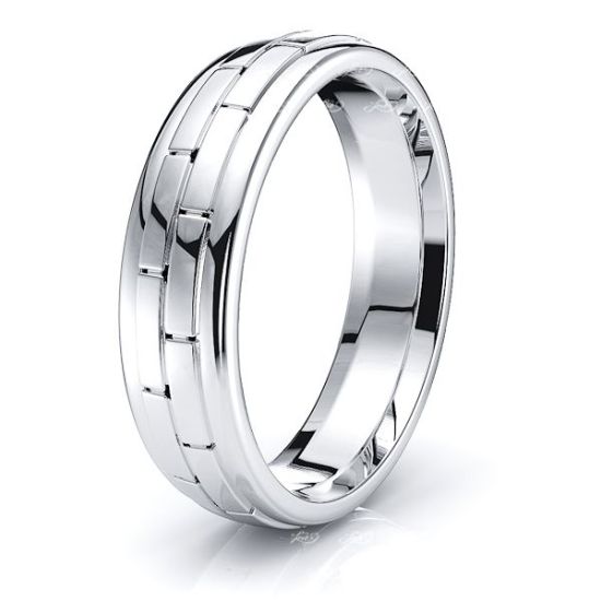 Irene Solid 6mm Mens Wedding Band