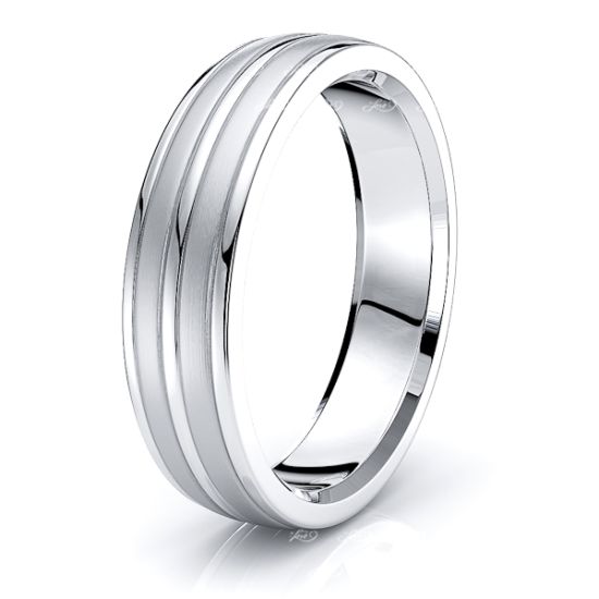 Winnie Solid 6mm Mens Wedding Band