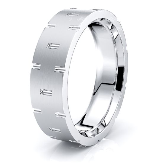 Alana Solid 6mm Mens Wedding Band
