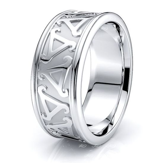 Darcy Celtic Knot Mens Wedding Ring