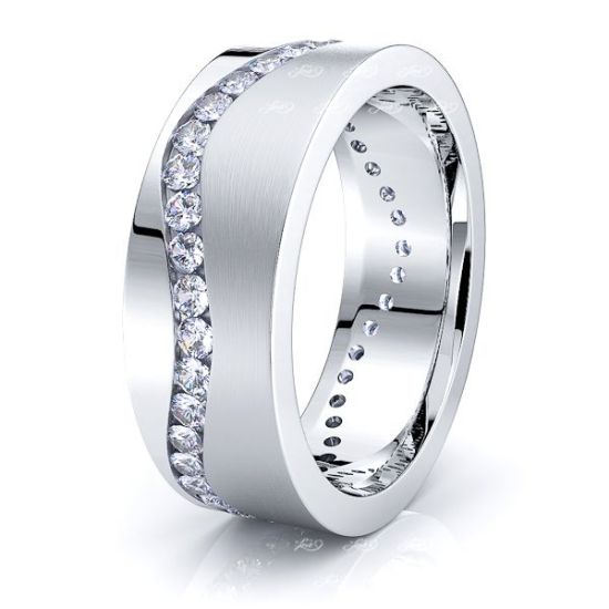 Hadley Mens Diamond Wedding Band