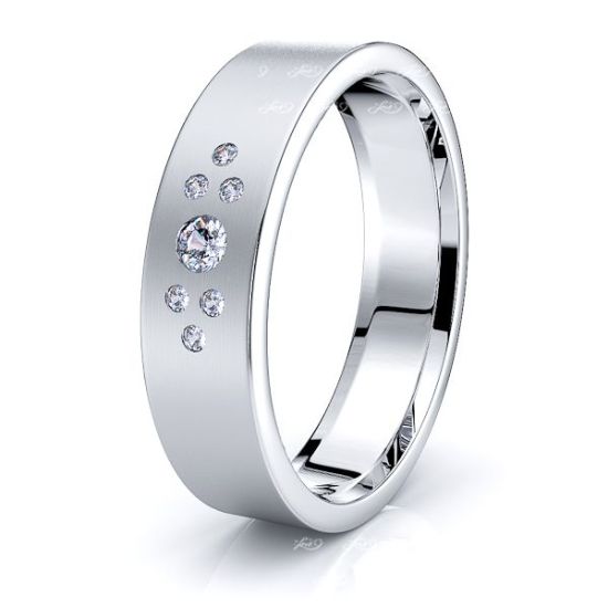 Evelyn Mens Diamond Wedding Band