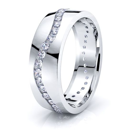 Rosalie Mens Diamond Wedding Band