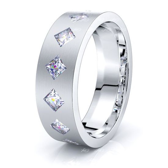 Alexandra Mens Diamond Wedding Band