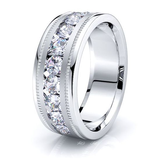 Naomi Mens Diamond Wedding Band