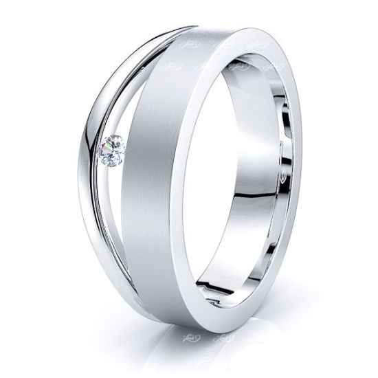 Lottie Mens Diamond Wedding Ring