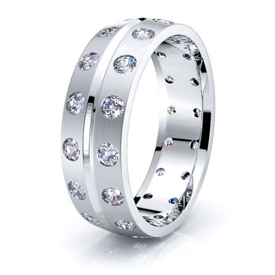 Edie Mens Diamond Wedding Band