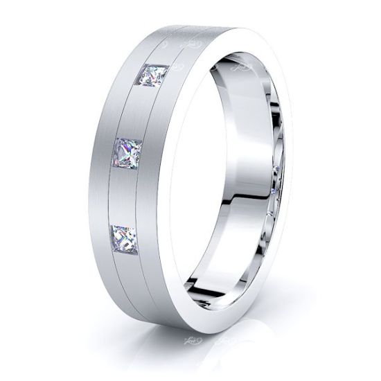 Calliope Mens Diamond Wedding Ring