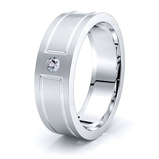Sloane Mens Diamond Wedding Ring