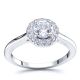 Alabama Halo Engagement Ring