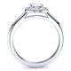 Alabama Halo Engagement Ring