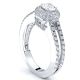 Iowa Halo Engagement Ring