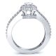 Iowa Halo Engagement Ring
