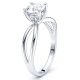 Seattle Infinity Solitaire Engagement Ring