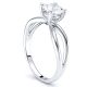 Seattle Infinity Solitaire Engagement Ring