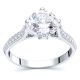 Wisconsin Pave Set Engagement Ring