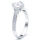 Wisconsin Pave Set Engagement Ring