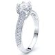 Arkansas Micro Pave Set Engagement Ring