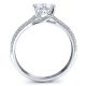 Arkansas Micro Pave Set Engagement Ring