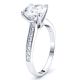 New Jersey Pave Set Engagement Ring