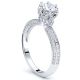 Mississippi Pave Set Engagement Ring